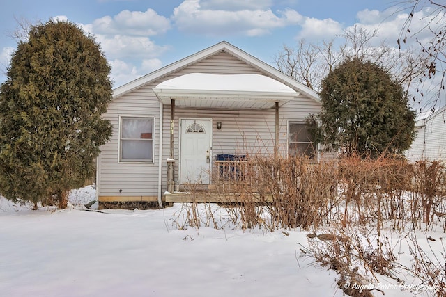 view of front of home