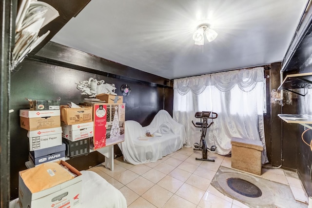 interior space featuring tile patterned floors