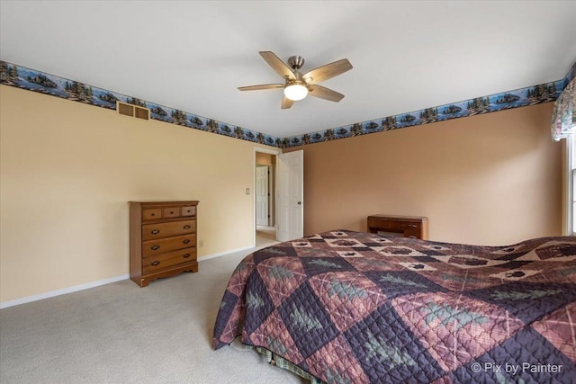 631 Alice Ct, Elgin, IL 60123 - bedroom featuring carpet flooring, baseboards, and ceiling fan