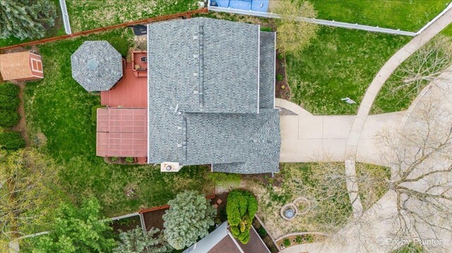 631 Alice Ct, Elgin, IL 60123 - aerial view of property and surrounding area