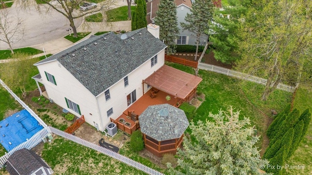 631 Alice Ct, Elgin, IL 60123 - view from above of property