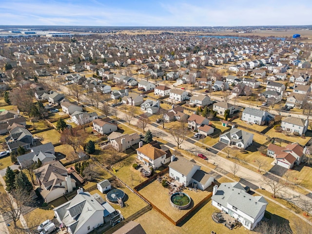 birds eye view of property featuring a residential view