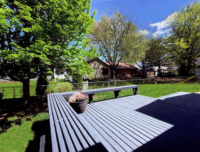 1816 Sadler Dr, Champaign, IL 61821 - view of wooden deck