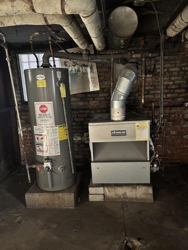 utilities featuring water heater