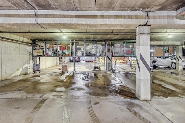 view of parking deck