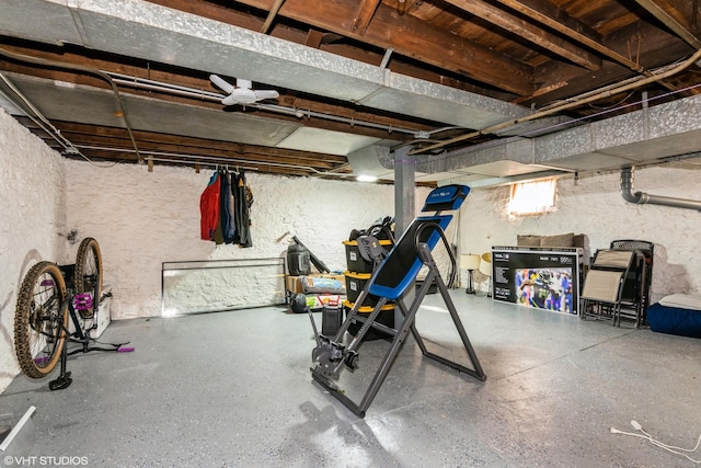 view of exercise room