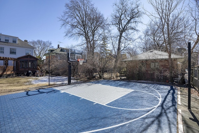 2252 Orrington Ave, Evanston, IL 60201 - view of sport court with basketball court