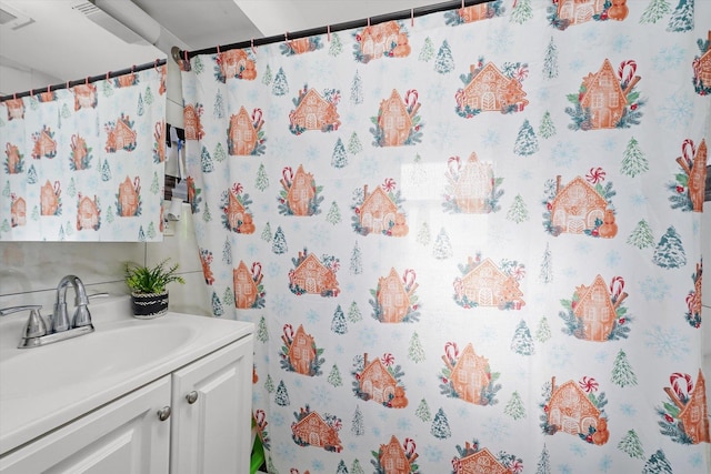 full bath featuring vanity