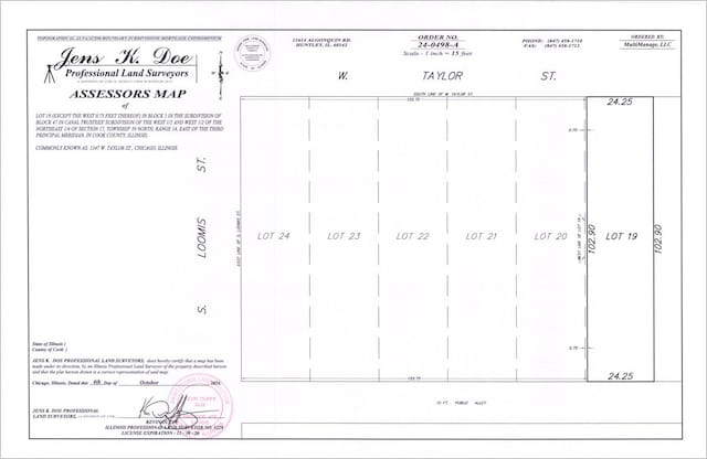 1347 W Taylor St, Chicago IL, 60607 land for sale