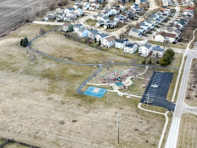 birds eye view of property featuring a residential view