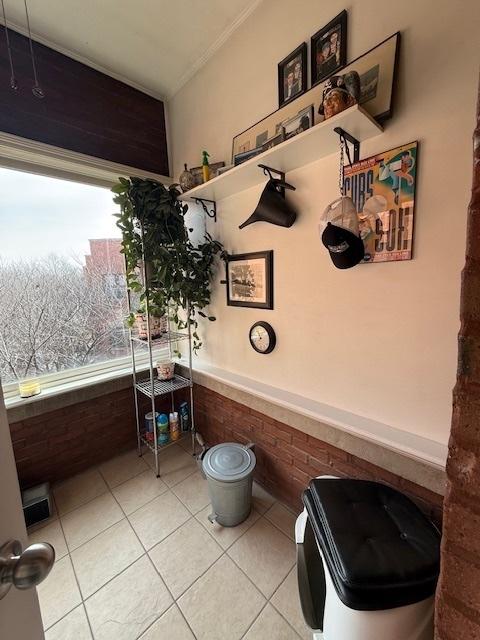 bathroom featuring tile patterned flooring