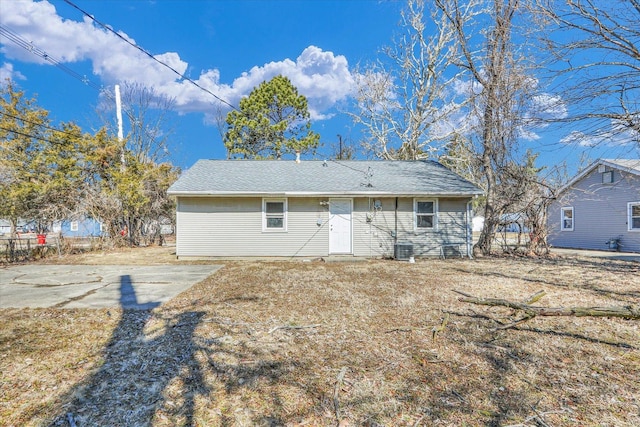 view of rear view of property