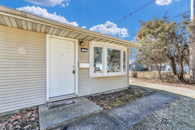 view of property entrance