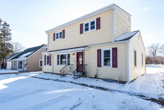 view of front of home