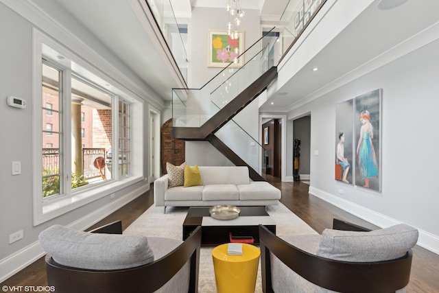 building lobby featuring stairs