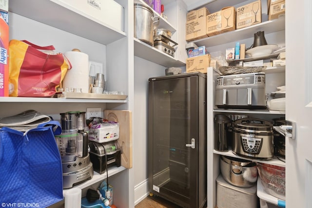 view of pantry