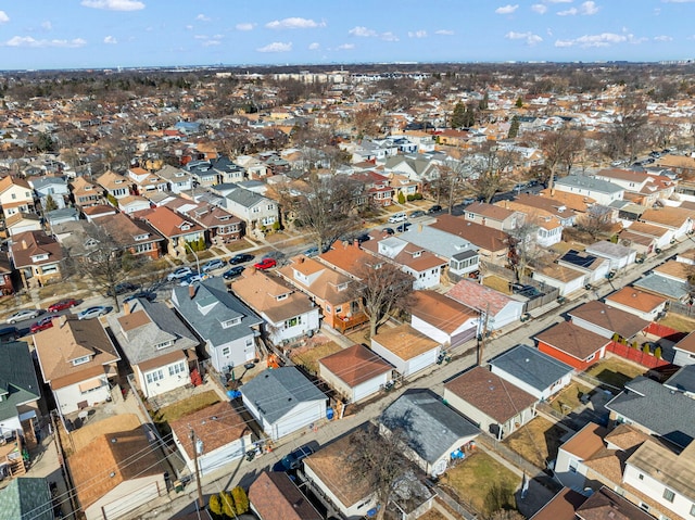 drone / aerial view featuring a residential view