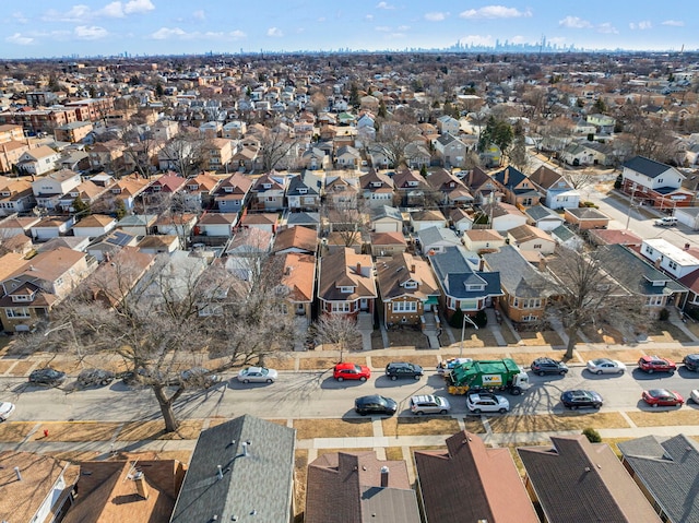 drone / aerial view featuring a residential view