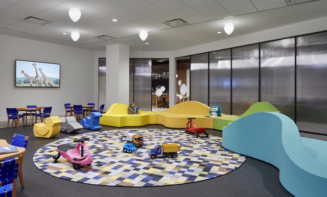 211 N Harbor Dr Unit 1502, Chicago, IL 60601 - game room with visible vents and recessed lighting
