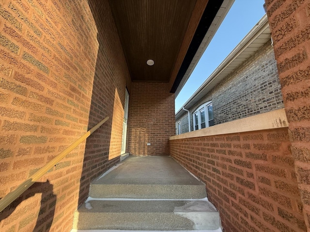 view of staircase