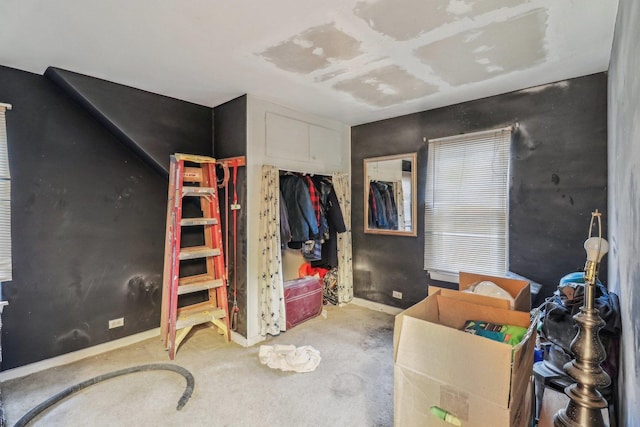 bedroom with baseboards