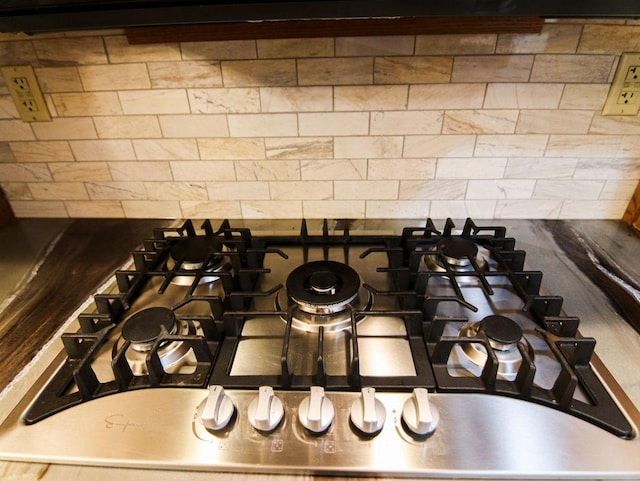 interior details featuring stovetop