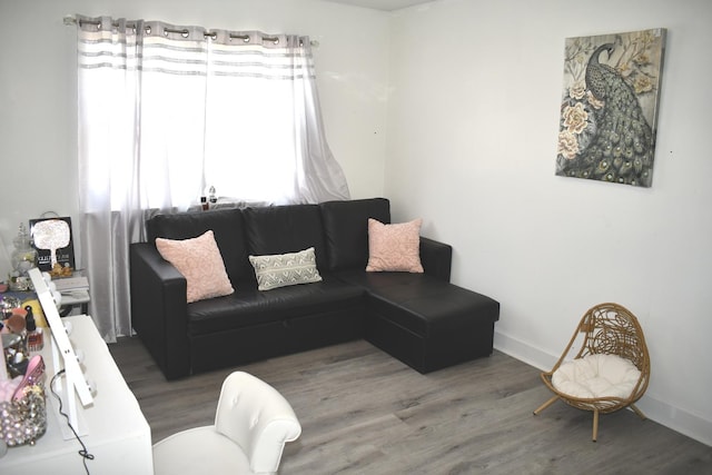 1080 Redondo Dr, Romeoville, IL 60446 - living room with wood finished floors and baseboards