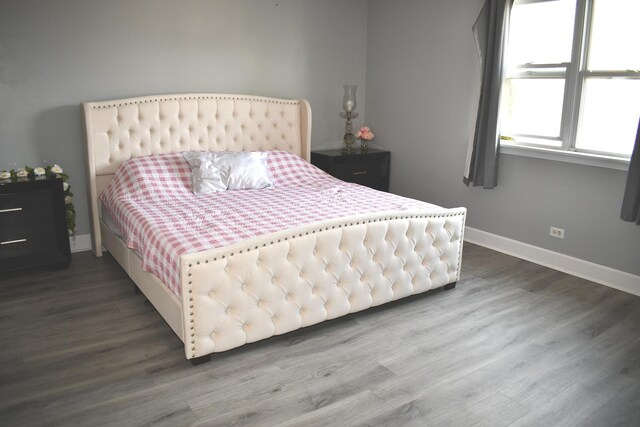 1080 Redondo Dr, Romeoville, IL 60446 - bedroom featuring baseboards and wood finished floors