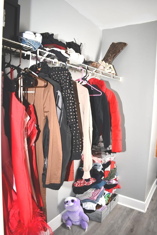1080 Redondo Dr, Romeoville, IL 60446 - spacious closet featuring wood finished floors