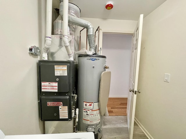 utilities with gas water heater