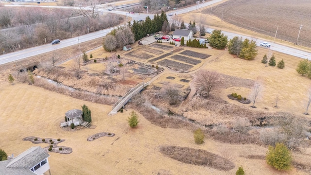 bird's eye view featuring a rural view