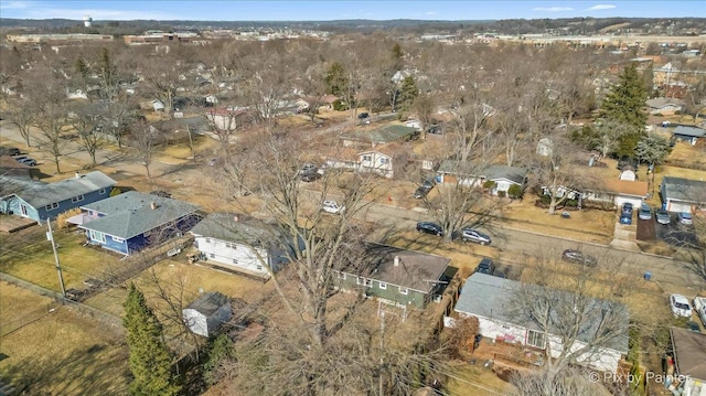 birds eye view of property featuring a residential view