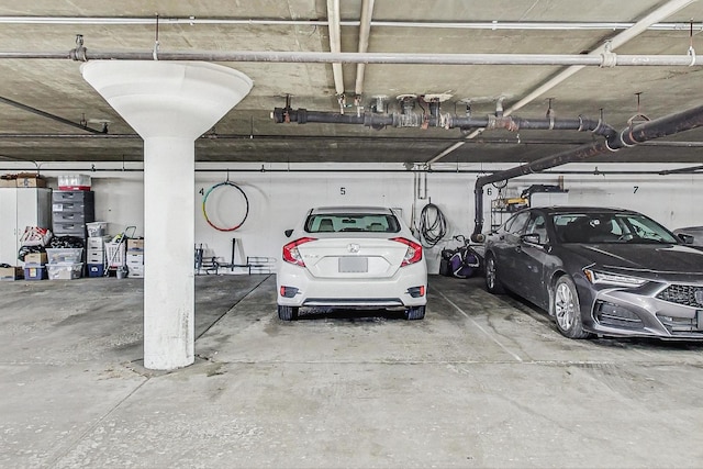 view of parking deck