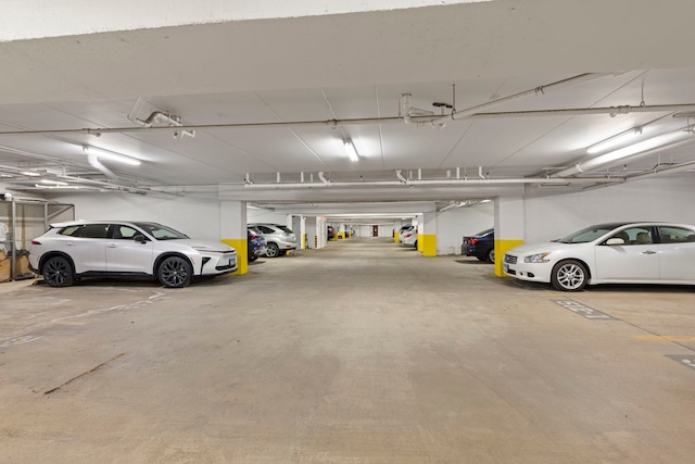 view of parking deck