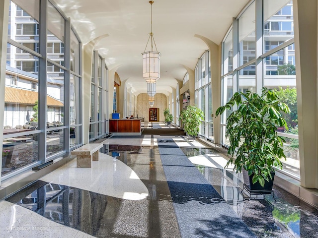 view of building lobby