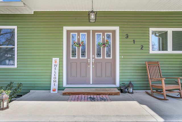 view of property entrance