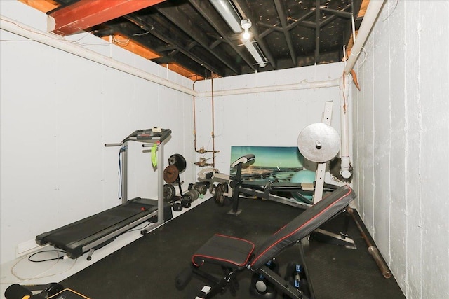 view of exercise room