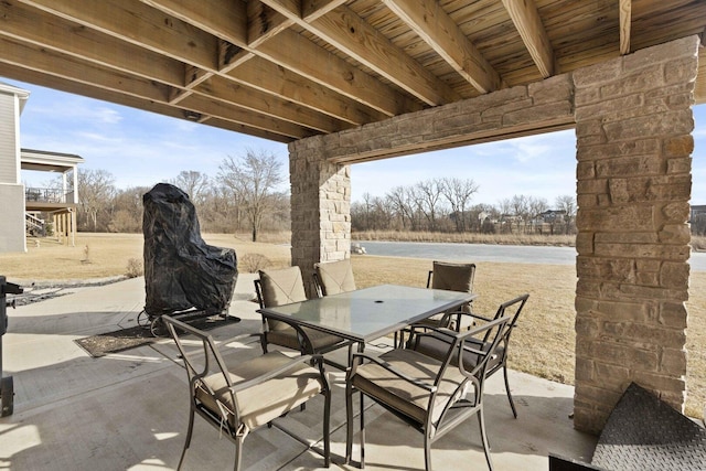 view of patio / terrace with outdoor dining area