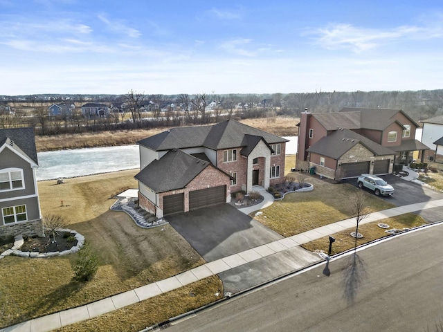 bird's eye view featuring a residential view