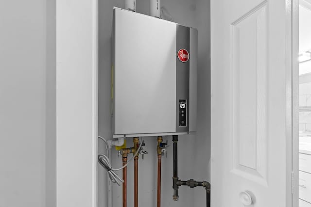 utilities with tankless water heater