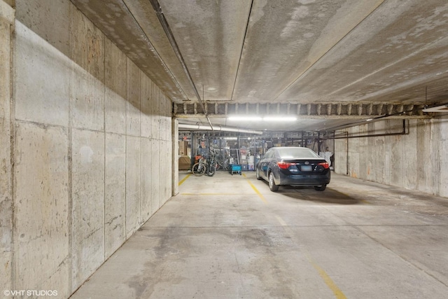 view of parking deck