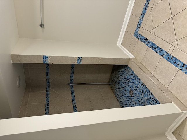 bathroom featuring tile patterned flooring