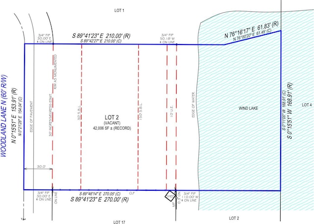 2141 Woodland Ln N, Riverwoods IL, 60015 land for sale