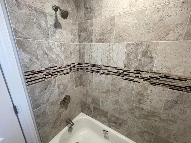 full bathroom featuring shower / washtub combination