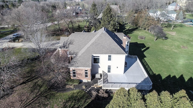 drone / aerial view