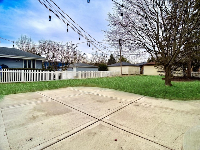 view of patio / terrace with fence