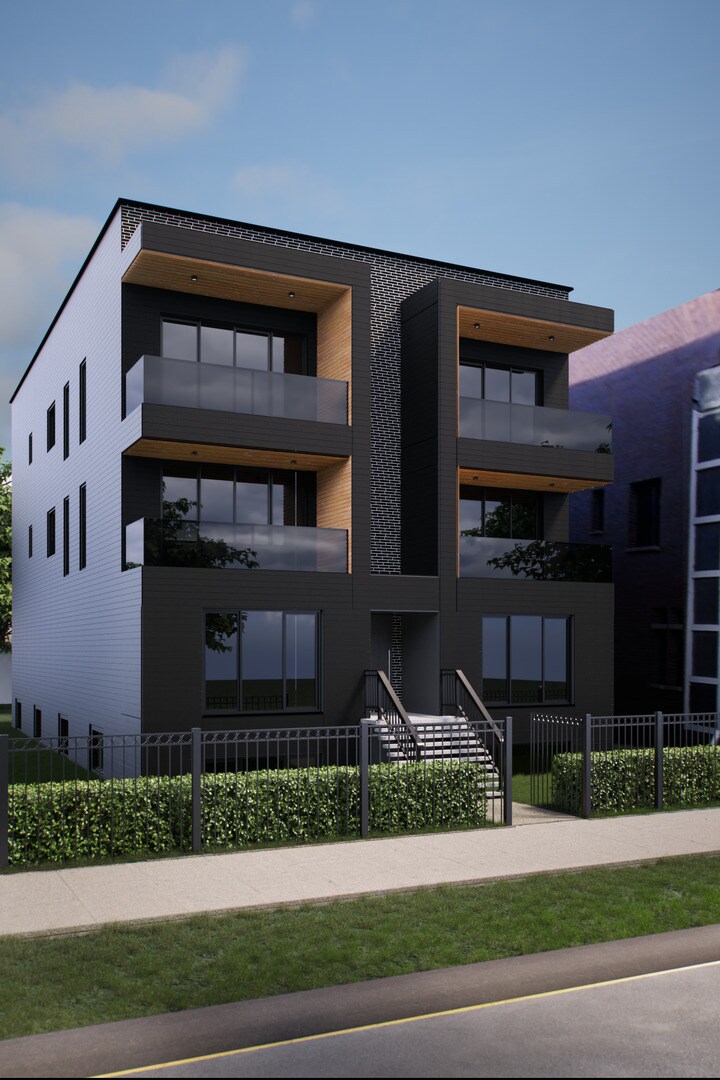 2654 N Greenview Ave Unit 2N, Chicago, IL 60614 - view of building exterior featuring a fenced front yard