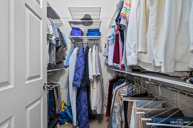 view of spacious closet