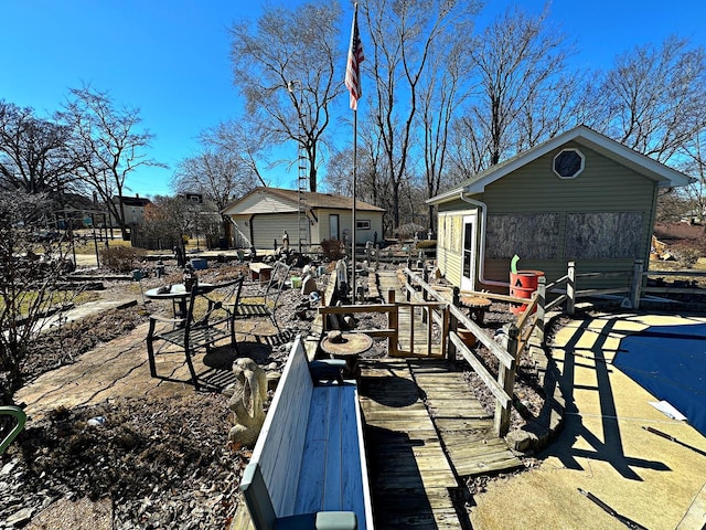 exterior space with a patio