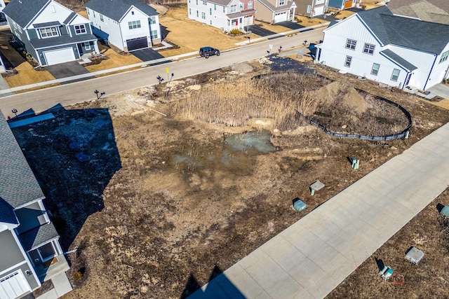 birds eye view of property featuring a residential view